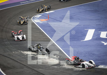 13/02/2022 - 94 WEHRLEIN Pascal (ger), TAG Heuer Porsche Formula E Team, Porsche 99X Electric, action during the 2022 Mexico City ePrix, 2nd meeting of the 2021-22 ABB FIA Formula E World Championship, on the Autodromo Hermanos Rodriguez from February 10 to 11, in Mexico City, Mexico - 2022 MEXICO CITY EPRIX, 2ND MEETING OF THE 2021-22 ABB FIA FORMULA E WORLD CHAMPIONSHIP - FORMULA E - MOTORI
