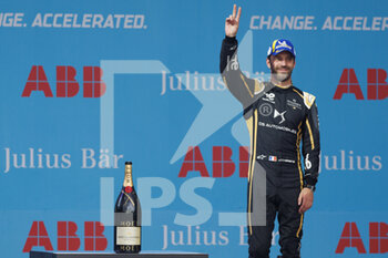 13/02/2022 - VERGNE Jean-Eric (fra), DS Techeetah, DS E-Tense FE21, portrait podium ambiance, during the 2022 Mexico City ePrix, 2nd meeting of the 2021-22 ABB FIA Formula E World Championship, on the Autodromo Hermanos Rodriguez from February 10 to 11, in Mexico City, Mexico - 2022 MEXICO CITY EPRIX, 2ND MEETING OF THE 2021-22 ABB FIA FORMULA E WORLD CHAMPIONSHIP - FORMULA E - MOTORI