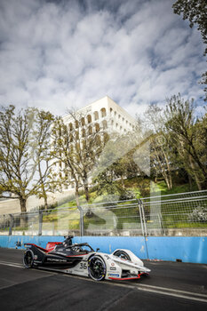 08/04/2022 - 36 LOTTERER André (ger), TAG Heuer Porsche Formula E Team, Porsche 99X Electric, action during the 2022 Rome City ePrix, 3rd meeting of the 2021-22 ABB FIA Formula E World Championship, on the Circuit Cittadino dell’EUR from April 8 to 10, in Rome, Italy - 2022 ROME CITY EPRIX, 3RD MEETING OF THE 2021-22 ABB FIA FORMULA E WORLD CHAMPIONSHIP - FORMULA E - MOTORI