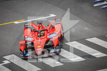 2022-04-09 - 30 ROWLAND Oliver (gbr), Mahindra Racing, Mahindra M7Electro, action during the 2022 Rome City ePrix, 3rd meeting of the 2021-22 ABB FIA Formula E World Championship, on the Circuit Cittadino dell’EUR from April 8 to 10, in Rome, Italy - 2022 ROME CITY EPRIX, 3RD MEETING OF THE 2021-22 ABB FIA FORMULA E WORLD CHAMPIONSHIP - FORMULA E - MOTORS