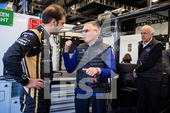 2022-04-10 - TAVARES Carlos, CEO Stellantis group, portrait and VERGNE Jean-Eric (fra), DS Techeetah, DS E-Tense FE21, portrait during the 2022 Rome City ePrix, 3rd meeting of the 2021-22 ABB FIA Formula E World Championship, on the Circuit Cittadino dell’EUR from April 8 to 10, in Rome, Italy - 2022 ROME CITY EPRIX, 3RD MEETING OF THE 2021-22 ABB FIA FORMULA E WORLD CHAMPIONSHIP - FORMULA E - MOTORS