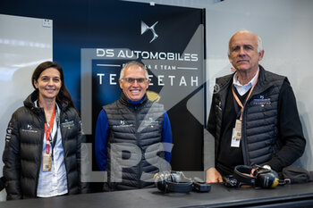 2022-04-10 - FOUCHER Béatrice, CEO DS Automobile, TAVARES Carlos, CEO Stellantis group, portrait FINOT Jean Marc, Senio VP Stellantis Motorsport, portrait during the 2022 Rome City ePrix, 3rd meeting of the 2021-22 ABB FIA Formula E World Championship, on the Circuit Cittadino dell’EUR from April 8 to 10, in Rome, Italy - 2022 ROME CITY EPRIX, 3RD MEETING OF THE 2021-22 ABB FIA FORMULA E WORLD CHAMPIONSHIP - FORMULA E - MOTORS