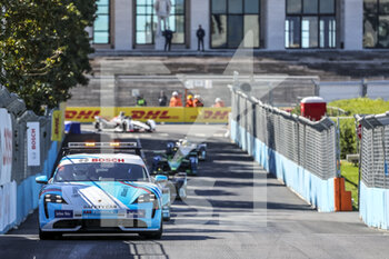 2022-04-10 - safety car during the 2022 Rome City ePrix, 3rd meeting of the 2021-22 ABB FIA Formula E World Championship, on the Circuit Cittadino dell’EUR from April 8 to 10, in Rome, Italy - 2022 ROME CITY EPRIX, 3RD MEETING OF THE 2021-22 ABB FIA FORMULA E WORLD CHAMPIONSHIP - FORMULA E - MOTORS