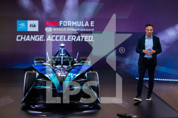 28/04/2022 - REIGLE Jamie, Chief Executive Officer - Formula E at the GEN3 Reveal during the 2022 Monaco ePrix, 4th meeting of the 2021-22 ABB FIA Formula E World Championship, on the Circuit de Monaco from April 29 to 30, in Monaco - 2022 MONACO EPRIX, 4TH MEETING OF THE 2021-22 ABB FIA FORMULA E WORLD CHAMPIONSHIP - FORMULA E - MOTORI
