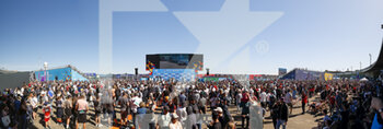 15/05/2022 - , podium ambiance, during the 2022 Berlin ePrix, 5th meeting of the 2021-22 ABB FIA Formula E World Championship, on the Tempelhof Airport Street Circuit from May 13 to 15, in Berlin - 2022 BERLIN EPRIX, 5TH MEETING OF THE 2021-22 ABB FIA FORMULA E WORLD CHAMPIONSHIP - FORMULA E - MOTORI