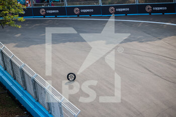 04/06/2022 - pneus tyres tyre during the race during the 2022 Jakarta ePrix, 6th meeting of the 2021-22 ABB FIA Formula E World Championship, on the Jakarta International e-Prix Circuit from June 2 to 4, in Jakarta - AUTO - 2022 FORMULA E JAKARTA EPRIX - FORMULA E - MOTORI