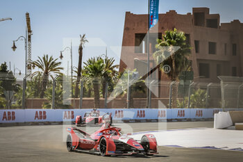 01/07/2022 - 27 DENNIS Jake (gbr), Avalanche Andretti Formula E, BMW iFE.21, action during the 2022 Marrakesh ePrix, 7th meeting of the 2021-22 ABB FIA Formula E World Championship, on the Circuit International Automobile Moulay El Hassan from June 30 to July 2, in Marrakesh, Morocco - AUTO - 2022 FORMULA E MARRAKESH EPRIX - FORMULA E - MOTORI