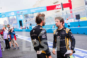 2022-07-16 - VERGNE Jean-Eric (fra), DS Techeetah, DS E-Tense FE21, DA COSTA Antonio Felix (por), DS Techeetah, DS E-Tense FE21, portrait during the 2022 New York City ePrix, 8th meeting of the 2021-22 ABB FIA Formula E World Championship, on the Brooklyn Street Circuit from July 14 to 17, in New York, United States of America - AUTO - 2022 FORMULA E NEW YORK CITY EPRIX - FORMULA E - MOTORS