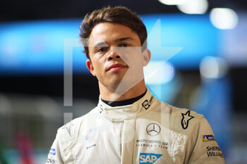 2022-07-31 - DE VRIES Nyck (nld), Mercedes-EQ Silver Arrow 02, portrait during the 2022 London ePrix, 9th meeting of the 2021-22 ABB FIA Formula E World Championship, on the ExCeL London from July 30 to 31, in London, United Kingdom - AUTO - 2022 FORMULA E LONDON EPRIX - FORMULA E - MOTORS
