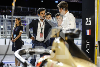 2022-07-31 - BEN SULAYEM Mohammed (uae), President of the FIA, portrait CHEVAUCHER Thomas, DS Performance Director and DS Techeetah Team Principal, portrait during the 2022 London ePrix, 9th meeting of the 2021-22 ABB FIA Formula E World Championship, on the ExCeL London from July 30 to 31, in London, United Kingdom - AUTO - 2022 FORMULA E LONDON EPRIX - FORMULA E - MOTORS