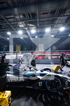 2022-07-31 - DE VRIES Nyck (nld), Mercedes-EQ Silver Arrow 02, portrait during the 2022 London ePrix, 9th meeting of the 2021-22 ABB FIA Formula E World Championship, on the ExCeL London from July 30 to 31, in London, United Kingdom - AUTO - 2022 FORMULA E LONDON EPRIX - FORMULA E - MOTORS