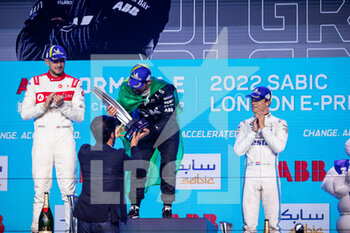 2022-07-31 - BEN SULAYEM Mohammed (uae), President of the FIA, portrait podium during the 2022 London ePrix, 9th meeting of the 2021-22 ABB FIA Formula E World Championship, on the ExCeL London from July 30 to 31, in London, United Kingdom - AUTO - 2022 FORMULA E LONDON EPRIX - FORMULA E - MOTORS