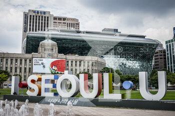 08/08/2022 - Seoul Plaza during the 2022 Seoul ePrix, 10th meeting of the 2021-22 ABB FIA Formula E World Championship, on the Seoul Street Circuit from August 12 to 14, in Seoul, South Korea - AUTO - 2022 FORMULA E SEOUL EPRIX - FORMULA E - MOTORI