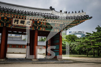 08/08/2022 - Deoksugung Palace during the 2022 Seoul ePrix, 10th meeting of the 2021-22 ABB FIA Formula E World Championship, on the Seoul Street Circuit from August 12 to 14, in Seoul, South Korea - AUTO - 2022 FORMULA E SEOUL EPRIX - FORMULA E - MOTORI