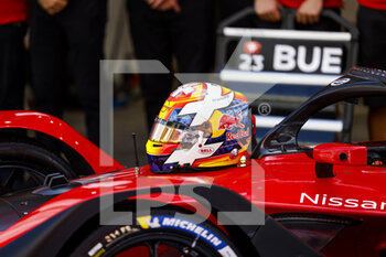 12/08/2022 - Buemi Sébastien (swi), Nissan e.dams, Nissan IM03, helmet during the 2022 Seoul ePrix, 10th meeting of the 2021-22 ABB FIA Formula E World Championship, on the Seoul Street Circuit from August 12 to 14, in Seoul, South Korea - AUTO - 2022 FORMULA E SEOUL EPRIX - FORMULA E - MOTORI