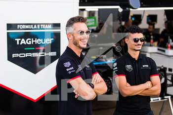 12/08/2022 - LOTTERER André (ger), TAG Heuer Porsche Formula E Team, Porsche 99X Electric, WEHRLEIN Pascal (ger), TAG Heuer Porsche Formula E Team, Porsche 99X Electric, portrait during the 2022 Seoul ePrix, 10th meeting of the 2021-22 ABB FIA Formula E World Championship, on the Seoul Street Circuit from August 12 to 14, in Seoul, South Korea - AUTO - 2022 FORMULA E SEOUL EPRIX - FORMULA E - MOTORI