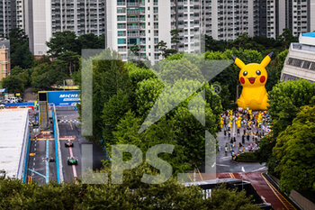 2022-08-13 - illustration Pikachu during the 2022 Seoul ePrix, 10th meeting of the 2021-22 ABB FIA Formula E World Championship, on the Seoul Street Circuit from August 12 to 14, in Seoul, South Korea - AUTO - 2022 FORMULA E SEOUL EPRIX - FORMULA E - MOTORS
