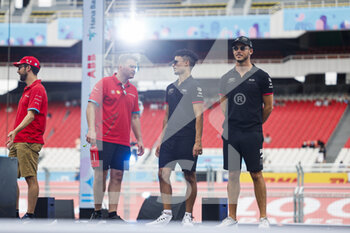 2022-08-14 - Wehrlein Pascal (ger), TAG Heuer Porsche Formula E Team, Porsche 99X Electric, Lotterer André (ger), TAG Heuer Porsche Formula E Team, Porsche 99X Electric, portrait during the 2022 Seoul ePrix, 10th meeting of the 2021-22 ABB FIA Formula E World Championship, on the Seoul Street Circuit from August 12 to 14, in Seoul, South Korea - AUTO - 2022 FORMULA E SEOUL EPRIX - FORMULA E - MOTORS