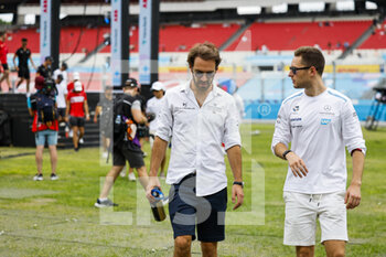 2022-08-14 - Vergne Jean-Eric (fra), DS Techeetach, DS E-Tense FE21, Vandoorne Stoffel (bel), Mercedes-EQ Silver Arrow 02, portrait during the 2022 Seoul ePrix, 10th meeting of the 2021-22 ABB FIA Formula E World Championship, on the Seoul Street Circuit from August 12 to 14, in Seoul, South Korea - AUTO - 2022 FORMULA E SEOUL EPRIX - FORMULA E - MOTORS