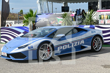 2022-09-03 - Lamborghini Huracan LP-610 supplied to the Police - GRAN PREMIO DI SAN MARINO E DELLA RIVIERA DI RIMINI QUALIFYING MOTO GP - MOTOGP - MOTORS