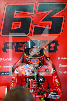 2022-09-03 - Bagnaia Francesco Ita Ducati Lenovo Team Ducati waits in the box - GRAN PREMIO DI SAN MARINO E DELLA RIVIERA DI RIMINI FREE PRATICE MOTO GP - MOTOGP - MOTORS