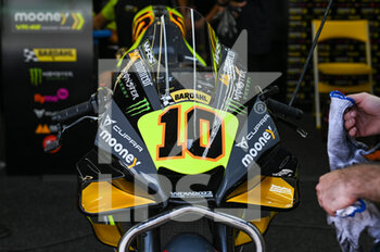 2022-05-28 - front detail of the bike's of Marini Luca Ita Mooney Vr46 Racing Team Ducati - 2022 GRAN PREMIO D’ITALIA OAKLEY QUALIFYING - MOTOGP - MOTORS