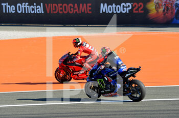2022-11-06 - Francesco Bagnaia team Ducati is the 2022 MotoGP World Champion - 2022 MOTOGP GRAND PRIX OF SPAIN - GRAN PREMIO MOTUL DE LA COMUNITAT VALENCIANA - RACE - MOTOGP - MOTORS