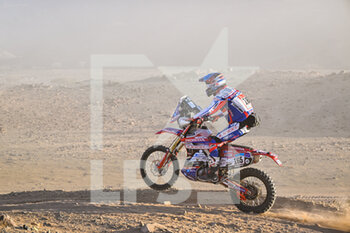 2022-01-01 - 165 Couto Arcélio (prt), Team Biachi Prata - Honda, Honda CRF 450RX, Moto, action during the Stage 1A of the Dakar Rally 2022 between Jeddah and Hail, on January 1st 2022 in Hail, Saudi Arabia - STAGE 1A OF THE DAKAR RALLY 2022 BETWEEN JEDDAH AND HAIL - RALLY - MOTORS
