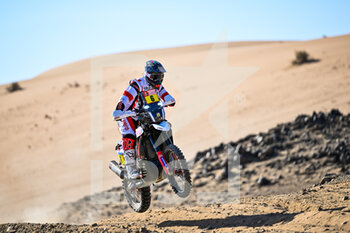 2022-01-01 - 06 Caimi Franco (arg), Hero Motorsports Team Rally, Hero 450 Rally, Moto, W2RC, Motul, action during the Stage 1A of the Dakar Rally 2022 between Jeddah and Hail, on January 1st 2022 in Hail, Saudi Arabia - STAGE 1A OF THE DAKAR RALLY 2022 BETWEEN JEDDAH AND HAIL - RALLY - MOTORS