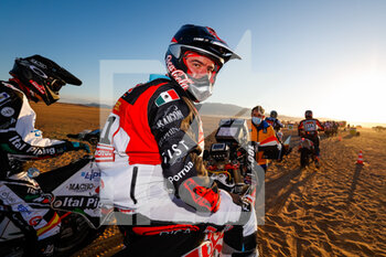 2022-01-01 - 111 Guillen Rivera Antonio Vicente (mex), Nomadas Adventure, KTM 500 EXC-F, Moto, portrait during the Stage 1A of the Dakar Rally 2022 between Jeddah and Hail, on January 1st 2022 in Hail, Saudi Arabia - STAGE 1A OF THE DAKAR RALLY 2022 BETWEEN JEDDAH AND HAIL - RALLY - MOTORS