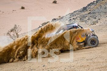 2022-01-01 - 304 Mikkelsen Andrea (nor), Floene Ola (nor), Red Bull Off-Road Junior Team, OT3 - 03, T3 FIA, action during the Stage 1A of the Dakar Rally 2022 between Jeddah and Hail, on January 1st 2022 in Hail, Saudi Arabia - STAGE 1A OF THE DAKAR RALLY 2022 BETWEEN JEDDAH AND HAIL - RALLY - MOTORS