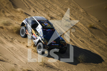 2022-01-01 - 206 Al Qassimi Sheikh Khalid (are), Von Zitzewitz Dirk (ger), PH Sport, Abu Dhabi Racing, Peugeot 3008 DKR, Auto FIA T1/T2, action during the Stage 1A of the Dakar Rally 2022 between Jeddah and Hail, on January 1st 2022 in Hail, Saudi Arabia - STAGE 1A OF THE DAKAR RALLY 2022 BETWEEN JEDDAH AND HAIL - RALLY - MOTORS