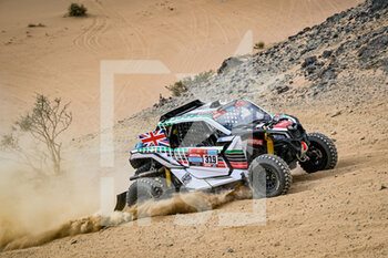 2022-01-01 - 319 Bell Thomas (gbr), Jacomy Bruno (arg), South Racing Middle East, Can-Am Maverick X3, T4 FIA SSV, W2RC, Motul, action during the Stage 1A of the Dakar Rally 2022 between Jeddah and Hail, on January 1st 2022 in Hail, Saudi Arabia - STAGE 1A OF THE DAKAR RALLY 2022 BETWEEN JEDDAH AND HAIL - RALLY - MOTORS