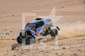 2022-01-01 - 447 Lascorz Moreno Joan (spa), Puertas Herrera Miguel (spa), Buggy Masters Team, Can-Am Maverick X3, T4 FIA SSV, action during the Stage 1A of the Dakar Rally 2022 between Jeddah and Hail, on January 1st 2022 in Hail, Saudi Arabia - STAGE 1A OF THE DAKAR RALLY 2022 BETWEEN JEDDAH AND HAIL - RALLY - MOTORS