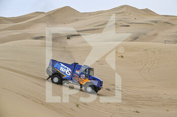 2022-01-01 - 531 Bellina Claudio (ita), Gotti Bruno (ita), Minelli Giulio (ita), Italtrans Racing, Iveco Powerstar, T5 FIA Camion, action during the Stage 1A of the Dakar Rally 2022 between Jeddah and Hail, on January 1st 2022 in Hail, Saudi Arabia - STAGE 1A OF THE DAKAR RALLY 2022 BETWEEN JEDDAH AND HAIL - RALLY - MOTORS