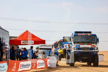 2022-01-01 - 509 Karginov Andrey (rus), Mokeev Andrey (rus), Malkov Ivan (rus), Kamaz-Master, Kamaz 43509, T5 FIA Camion, atmosphere DSS during the Stage 1A of the Dakar Rally 2022 between Jeddah and Hail, on January 1st 2022 in Hail, Saudi Arabia - STAGE 1A OF THE DAKAR RALLY 2022 BETWEEN JEDDAH AND HAIL - RALLY - MOTORS