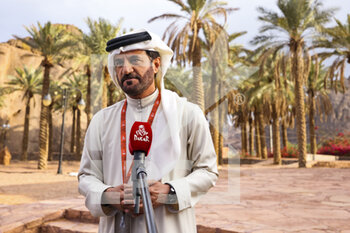 2022-01-01 - Ben Sulaymen Mohammed (are), President of the FIA, portrait during the Podium Start of the Dakar Rally 2022, on January 1st 2022 in Hail, Saudi Arabia - PODIUM START OF THE DAKAR RALLY 2022 - RALLY - MOTORS