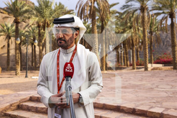 2022-01-01 - Ben Sulaymen Mohammed (are), President of the FIA, portrait during the Podium Start of the Dakar Rally 2022, on January 1st 2022 in Hail, Saudi Arabia - PODIUM START OF THE DAKAR RALLY 2022 - RALLY - MOTORS