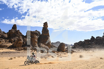 2022-01-02 - 36 Gelazninkas Arunas (ltu), Husqvarna 450 Rally Replica, Moto, Original by Motul, action during the Stage 1B of the Dakar Rally 2022 around Hail, on January 2nd, 2022 in Hail, Saudi Arabia - STAGE 1B OF THE DAKAR RALLY 2022 - RALLY - MOTORS