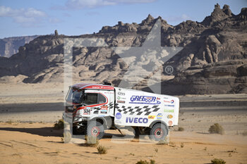 2022-01-02 - 534 Bowens Igor (bel), Boerboom Ulrich (bel), Wade Syndiely (sen), Gregooor Racing Team, Iveco T-Way, T5 FIA Camion, action during the Stage 1B of the Dakar Rally 2022 around Hail, on January 2nd, 2022 in Hail, Saudi Arabia - STAGE 1B OF THE DAKAR RALLY 2022 - RALLY - MOTORS