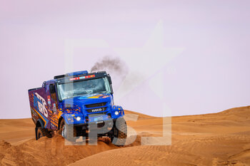 2022-01-03 - 531 Bellina Claudio (ita), Gotti Bruno (ita), Minelli Giulio (ita), Italtrans Racing, Iveco Powerstar, T5 FIA Camion, action during the Stage 2 of the Dakar Rally 2022 between Hail and Al Artawiya, on January 3rd 2022 in Al Artawiya, Saudi Arabia - STAGE 2 OF THE DAKAR RALLY 2022 BETWEEN HAIL AND AL ARTAWIYA - RALLY - MOTORS