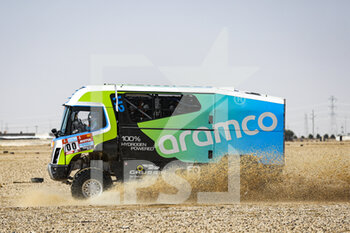 2022-01-04 - 00 Phillipe Jacquot, driver of the Gaussin H2 Racing Truck, action during the Stage 3 of the Dakar Rally 2022 between Al Qaysumah and Al Qaysumah, on January 4th 2022 in Al Qaysumah, Saudi Arabia - STAGE 3 OF THE DAKAR RALLY 2022 BETWEEN AL QAYSUMAH AND AL QAYSUMAH - RALLY - MOTORS