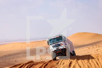 2022-01-04 - 526 Behringer Mathias (ger), Kupper Hugo (nld), Striebe Robert (ger), X-Raid Team, Man, T5 FIA Camion, action during the Stage 3 of the Dakar Rally 2022 between Al Qaysumah and Al Qaysumah, on January 4th 2022 in Al Qaysumah, Saudi Arabia - STAGE 3 OF THE DAKAR RALLY 2022 BETWEEN AL QAYSUMAH AND AL QAYSUMAH - RALLY - MOTORS