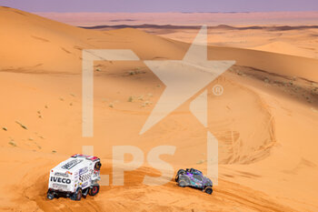 2022-01-04 - 534 Bowens Igor (bel), Boerboom Ulrich (bel), Wade Syndiely (sen), Gregooor Racing Team, Iveco T-Way, T5 FIA Camion, action during the Stage 3 of the Dakar Rally 2022 between Al Qaysumah and Al Qaysumah, on January 4th 2022 in Al Qaysumah, Saudi Arabia - STAGE 3 OF THE DAKAR RALLY 2022 BETWEEN AL QAYSUMAH AND AL QAYSUMAH - RALLY - MOTORS