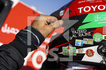 2022-01-05 - Al Rajhi Yazeed (sau), Overdrive Toyota, Toyota Hilux Overdrive, Auto FIA T1/T2, W2RC, portrait at the start, DSS during the Stage 4 of the Dakar Rally 2022 between Al Qaysumah and Riyadh, on January 5th 2022 in Riyadh, Saudi Arabia - STAGE 4 OF THE DAKAR RALLY 2022 BETWEEN AL QAYSUMAH AND RIYADH - RALLY - MOTORS