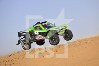 2022-01-05 - 263 Cousin François (fra), Cousin Stéphane (fra), Compagnie des Dunes, Optimus MD Rallye, Auto FIA T1/T2, action during the Stage 4 of the Dakar Rally 2022 between Al Qaysumah and Riyadh, on January 5th 2022 in Riyadh, Saudi Arabia - STAGE 4 OF THE DAKAR RALLY 2022 BETWEEN AL QAYSUMAH AND RIYADH - RALLY - MOTORS