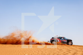 2022-01-05 - 216 Krotov Denis (raf), Zhiltsov Konstantin (raf), MSK Rally Team, John Cooper Works Buggy, Auto FIA T1/T2, W2RC, action during the Stage 4 of the Dakar Rally 2022 between Al Qaysumah and Riyadh, on January 5th 2022 in Riyadh, Saudi Arabia - STAGE 4 OF THE DAKAR RALLY 2022 BETWEEN AL QAYSUMAH AND RIYADH - RALLY - MOTORS