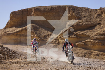2022-01-06 - 86 Herbst Charlie (fra), Team All Tracks, KTM450 Rally Replica , Moto, W2RC, Motul, action during the Stage 5 of the Dakar Rally 2022 around Riyadh, on January 6th 2022 in Riyadh, Saudi Arabia - STAGE 5 OF THE DAKAR RALLY 2022 - RALLY - MOTORS