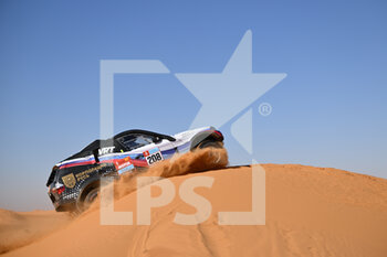 2022-01-06 - 208 Vasilyvev Vladimir (raf), Uperenko Oleg (lva), VRT Team, BMW X3, Auto FIA T1/T2, action during the Stage 5 of the Dakar Rally 2022 around Riyadh, on January 6th 2022 in Riyadh, Saudi Arabia - STAGE 5 OF THE DAKAR RALLY 2022 - RALLY - MOTORS