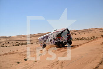 2022-01-06 - 534 Bowens Igor (bel), Boerboom Ulrich (bel), Wade Syndiely (sen), Gregooor Racing Team, Iveco T-Way, T5 FIA Camion, action during the Stage 5 of the Dakar Rally 2022 around Riyadh, on January 6th 2022 in Riyadh, Saudi Arabia - STAGE 5 OF THE DAKAR RALLY 2022 - RALLY - MOTORS